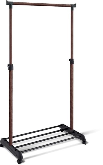 Стойка для одежды Sheffilton CH-4345 911201 (черный/темный орех) - фото2