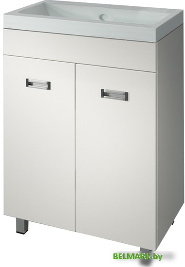 Какса-А Тумба Пикколо 60 напольная под умывальник Como 60 (белый) - фото