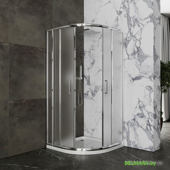 Душевой уголок Roxen Santi 55020-90C 90х90 (матовое стекло) - фото2