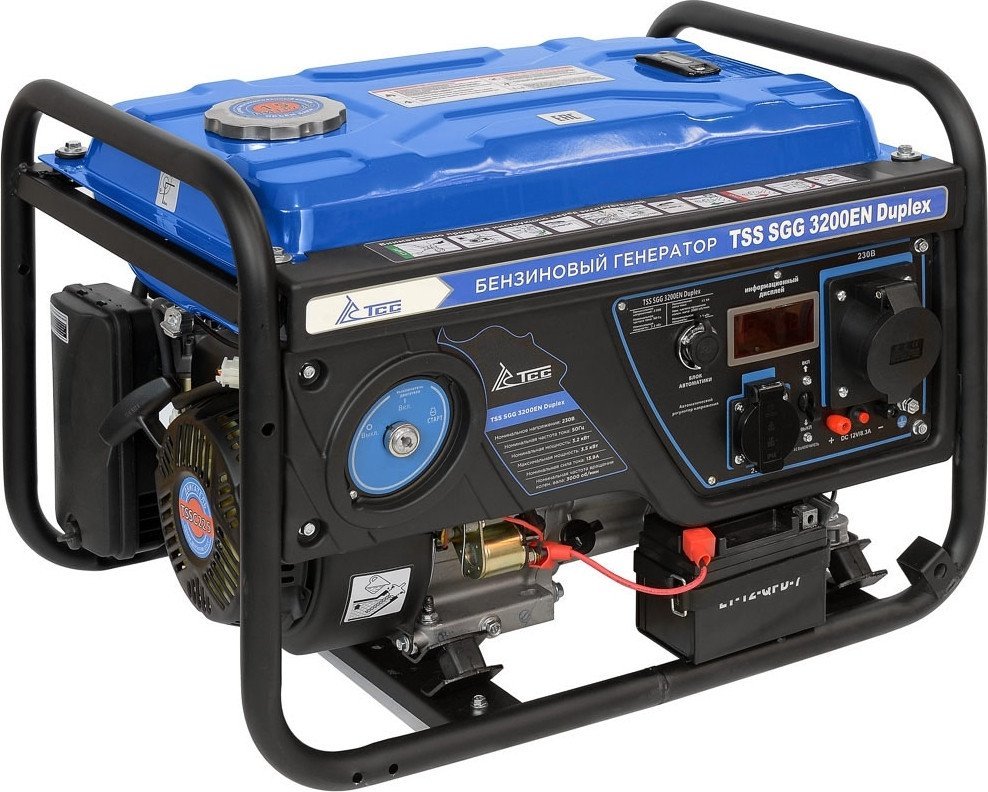 Бензиновый генератор ТСС SGG 3200EN Duplex - фото2