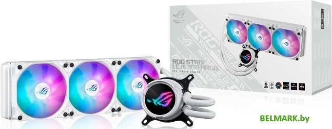 Система жидкостного охлаждения для процессора ASUS ROG Strix LC III 360 ARGB WHT - фото2