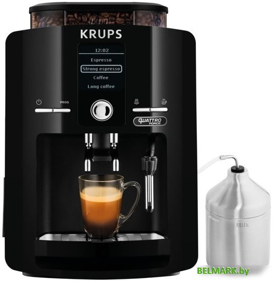 Эспрессо кофемашина Krups Quattro Force EA82F010 - фото