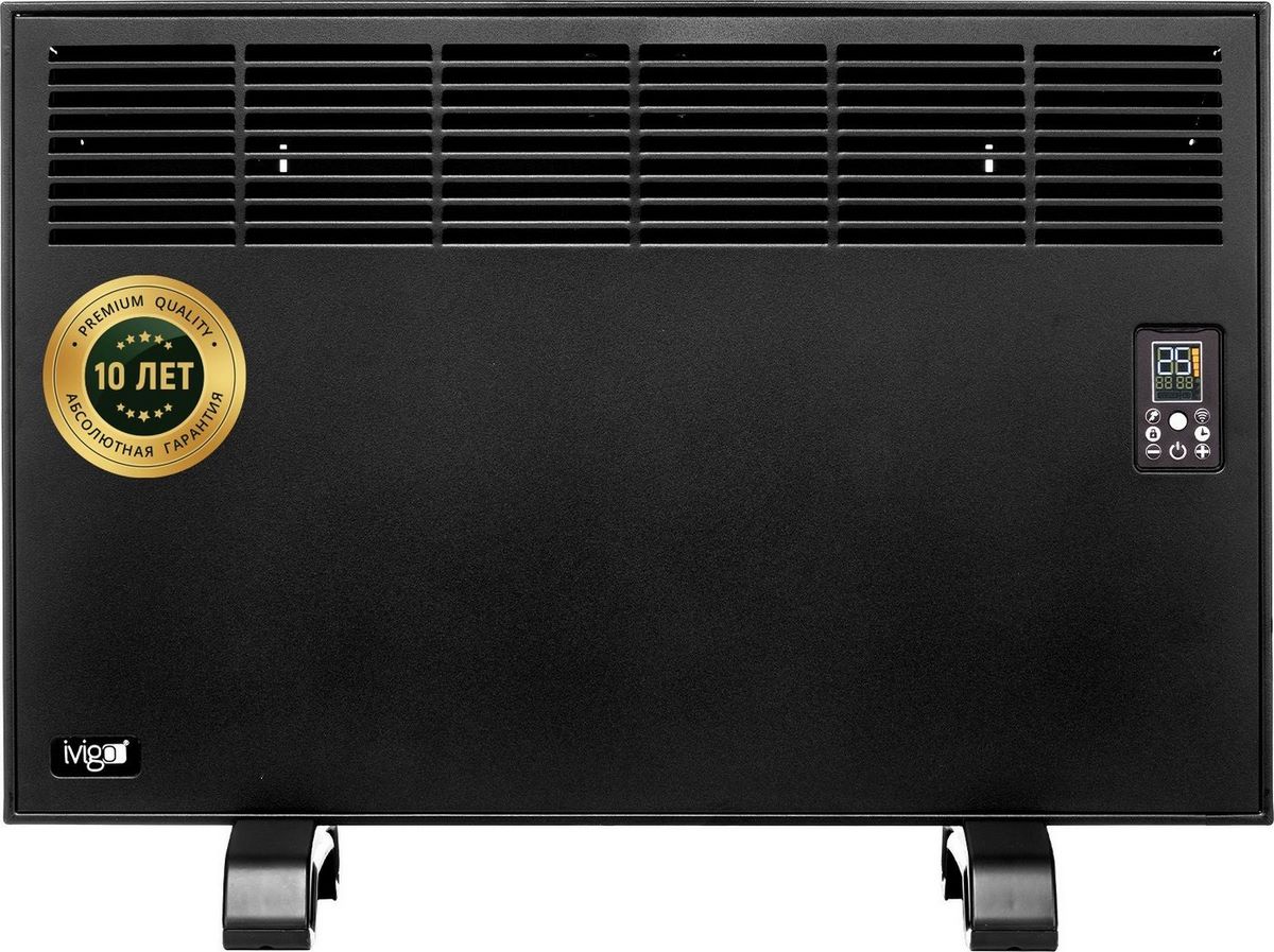 Конвектор iVigo EPK4570P10 WI-FI 921301100311402100 (черный) - фото
