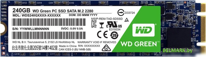 SSD WD Green 240GB WDS240G2G0B - фото