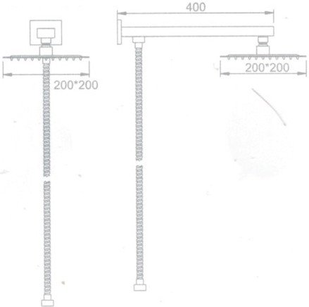 Верхний душ Ledeme L2417 - фото2