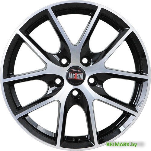 Литые диски Alcasta M59 16x6.5" 5x114.3мм DIA 67.1мм ET 43мм BKF - фото
