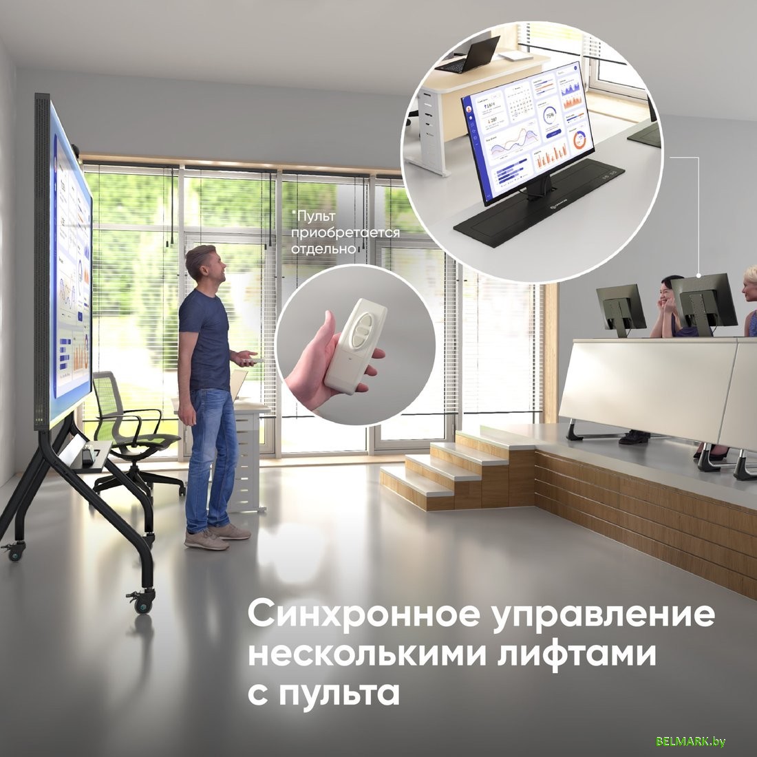 Кронштейн для монитора Onkron NWS-SC24 (черный) - фото2