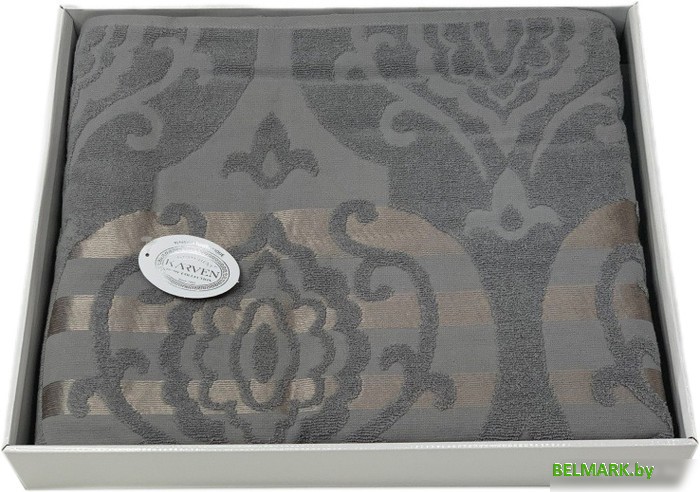 Плед Karven Cornely Евро P 963 v8 (темно-серый) - фото