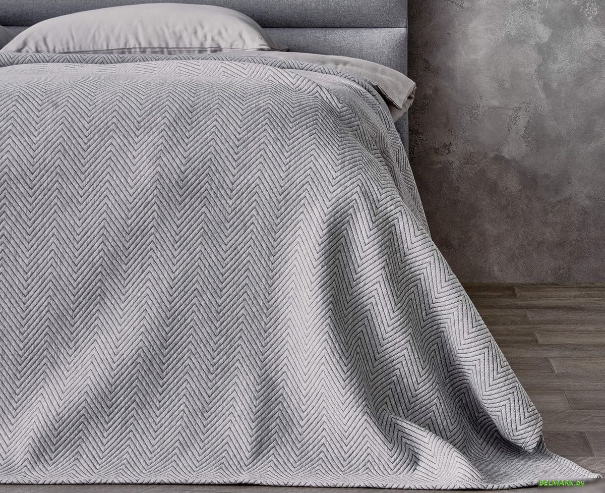 Плед Сонум Porto 230x250 (серый) - фото