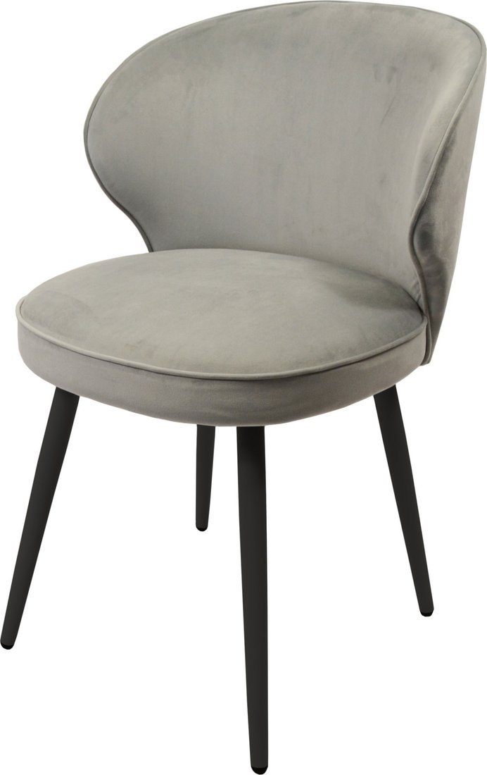 Мирабелла Осло Велюр (серый/черный) - фото