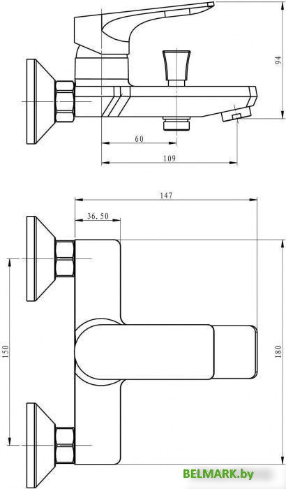 Смеситель Esko Eiger EG 54 w/a - фото2