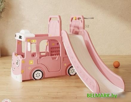 Горка Sundays Автобус WJ-A10038 (розовый) - фото2