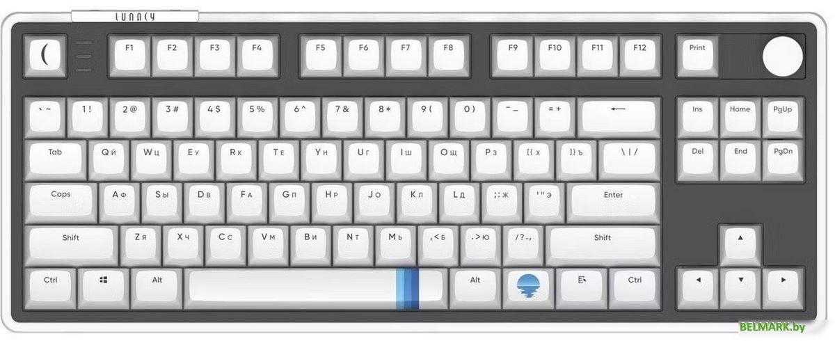 Клавиатура Lunacy Moonlight (белый, g3ms Onyx) - фото