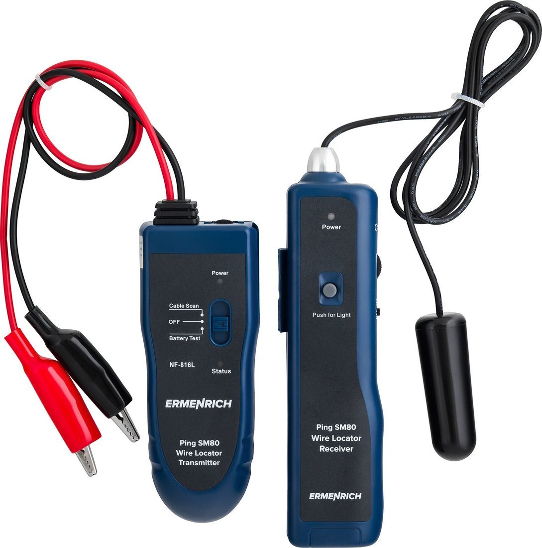 Детектор скрытой проводки Ermenrich Ping SM80 82548 - фото