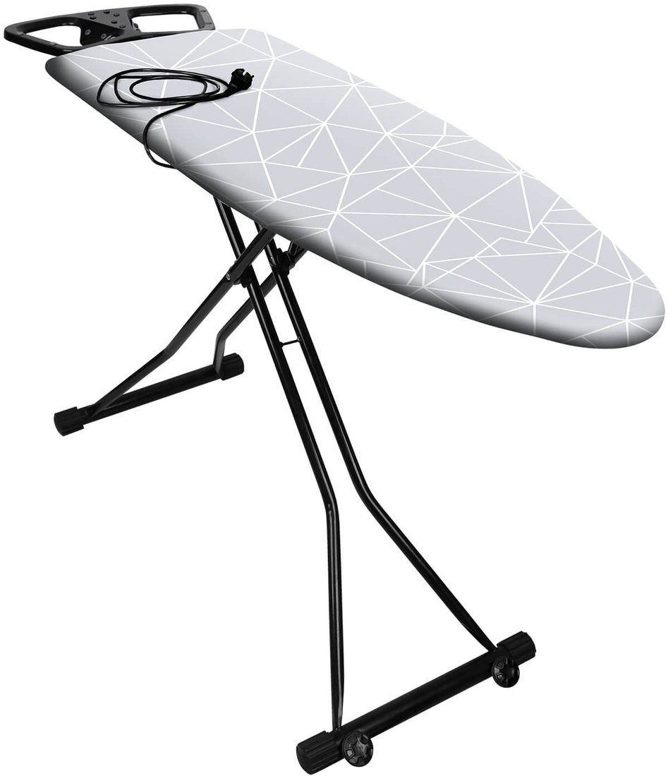 Гладильная доска Nika Sport NST/2 тефлон (с линиями на сером) - фото