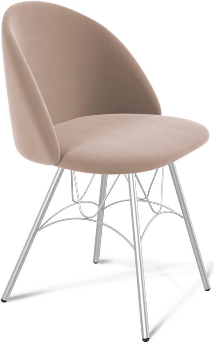 Стул Sheffilton SHT-ST35/S100 (латте/хром лак) - фото