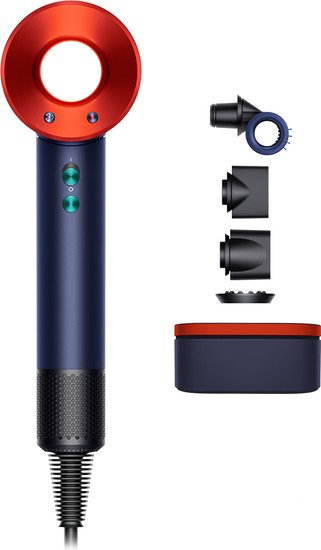 Фен Dyson HD15 Supersonic (с переходником на евровилку, берлинская лазурь/топаз) - фото