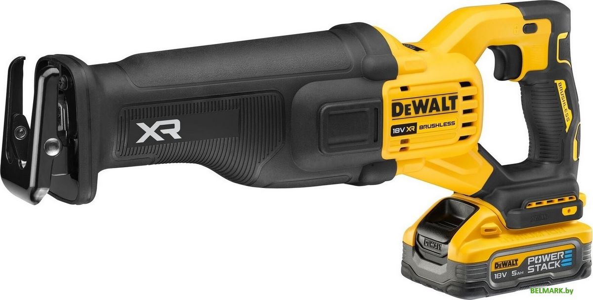 Сабельная пила DeWalt DCS386H2T (с 2-мя АКБ, кейс) - фото2