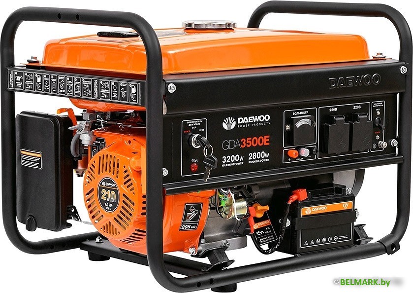 Бензиновый генератор Daewoo Power GDA 3500E - фото
