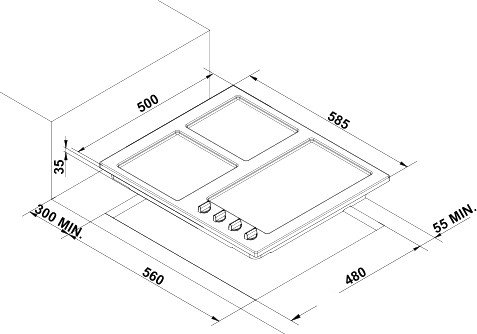 Варочная панель Korting HG630CTSB - фото2
