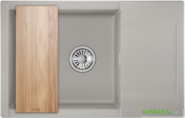 Кухонная мойка Granula ES-7807 (базальт) - фото