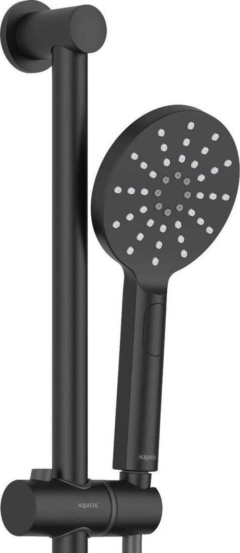 Душевой гарнитур Aquatek Оберон AQ2016MB (черный матовый) - фото2