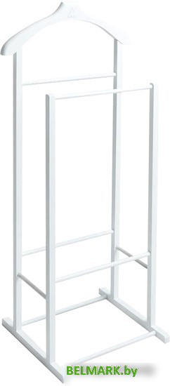 Стойка для одежды Мебелик В 27Н (белый) - фото