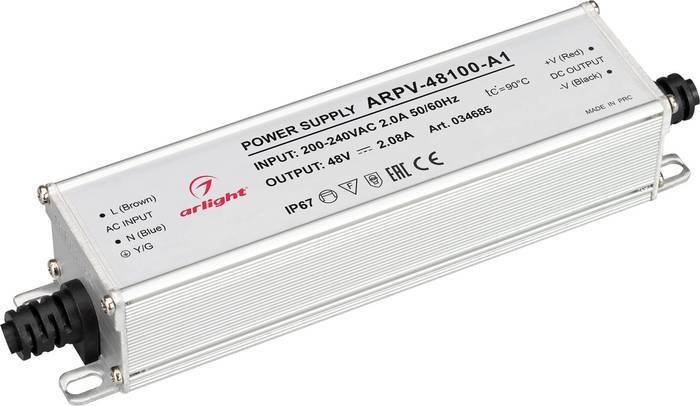 Блок питания Arlight ARPV-48100-A1 034685 - фото