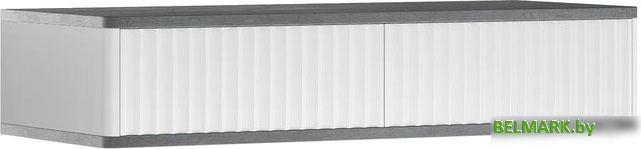 Тумба Shtabe Royal 5010 эко (белый/металл бруклин) - фото