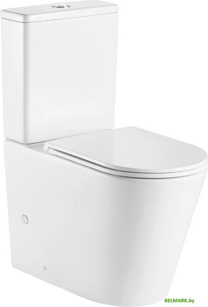 Унитаз напольный WeltWasser WW Salzbach 001 XL GL-WT (белый глянец чаша) - фото2