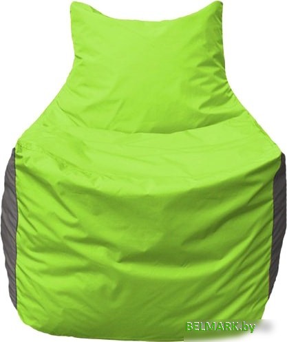 Кресло-мешок Flagman Фокс Ф2.1-156 (салатовый/тёмно-серый) - фото2