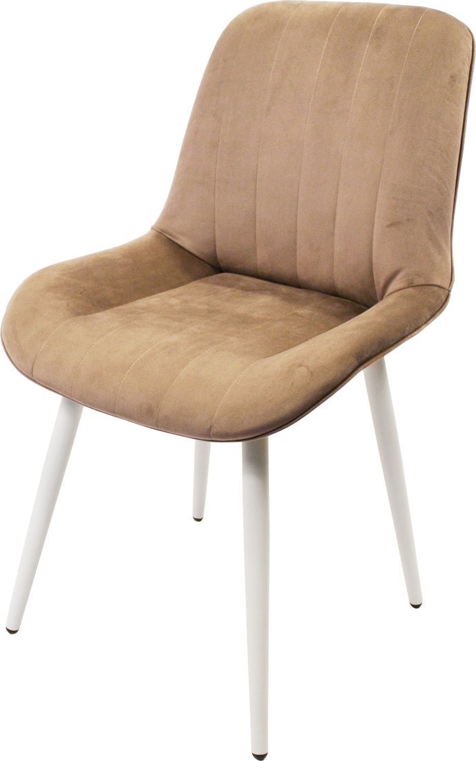 Мирабелла Глазго Велюр (бежевый/белый) - фото