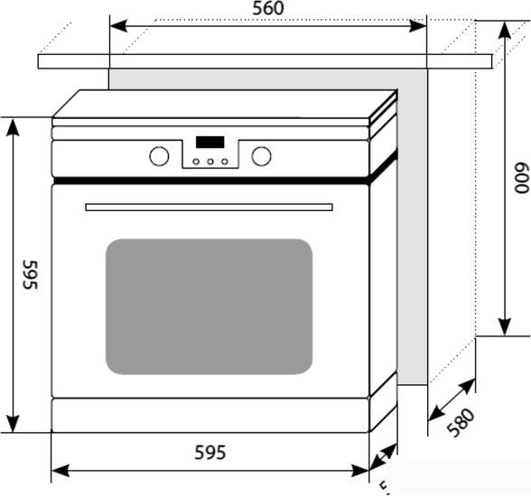 Электрический духовой шкаф LEX EDP 093 IV - фото2