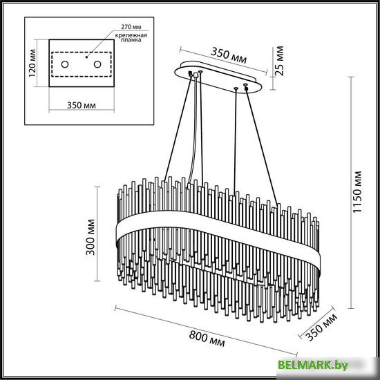 Подвесная люстра Odeon Light Focco 4722/24 - фото2