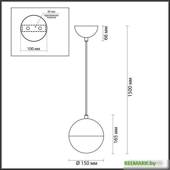 Подвесная люстра Odeon Light Pinga 4958/1 - фото2