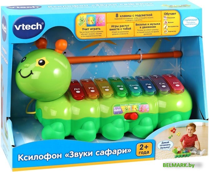 Развивающая игрушка VTech Ксилофон Гусеница 80-174926 - фото2