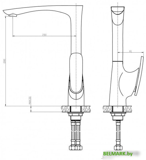Смеситель WeltWasser WW MX ESSEN 606 (хром) - фото2
