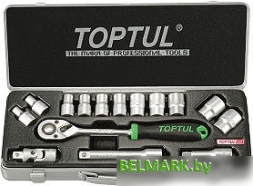 Набор торцевых головок Toptul GCAD1502 15 предметов - фото