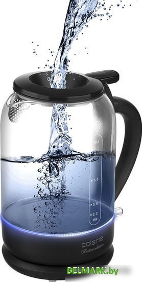 Электрочайник Polaris PWK 1753CGL (черный) - фото