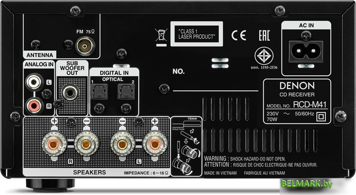 Denon RCD-M41 (черный) - фото2
