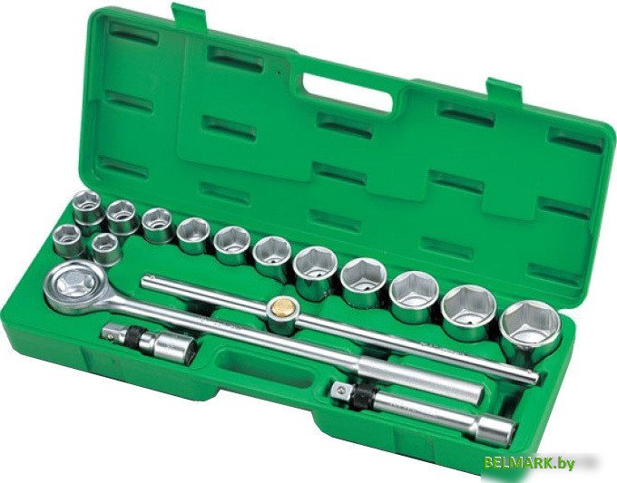 Набор торцевых головок Toptul GCAI1701 17 предметов - фото