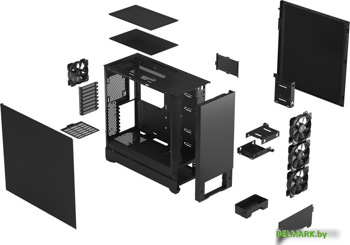 Корпус Fractal Design Pop XL Silent Black Solid FD-C-POS1X-01 - фото2