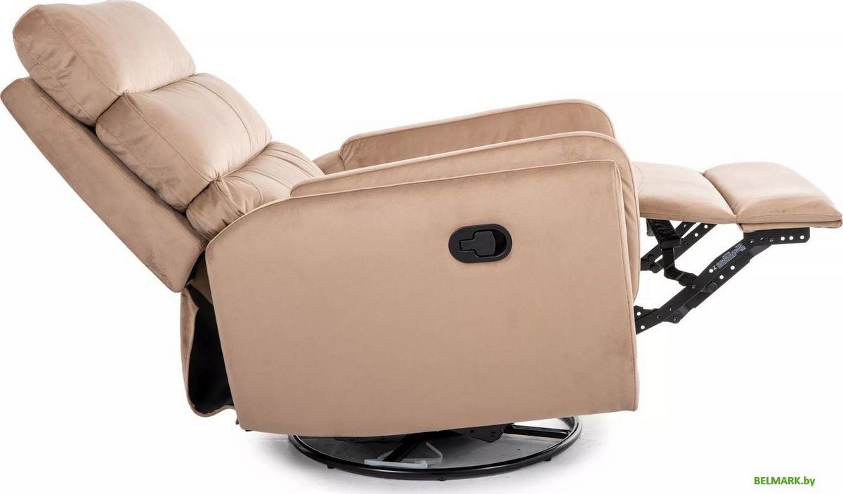 Кресло-глайдер Signal Argos Velvet (бежевый) - фото2
