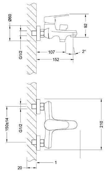 Смеситель Lemark Point LM0314C - фото2