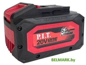 Аккумулятор P.I.T. PH20-6.0 (20В/6 Ач) - фото