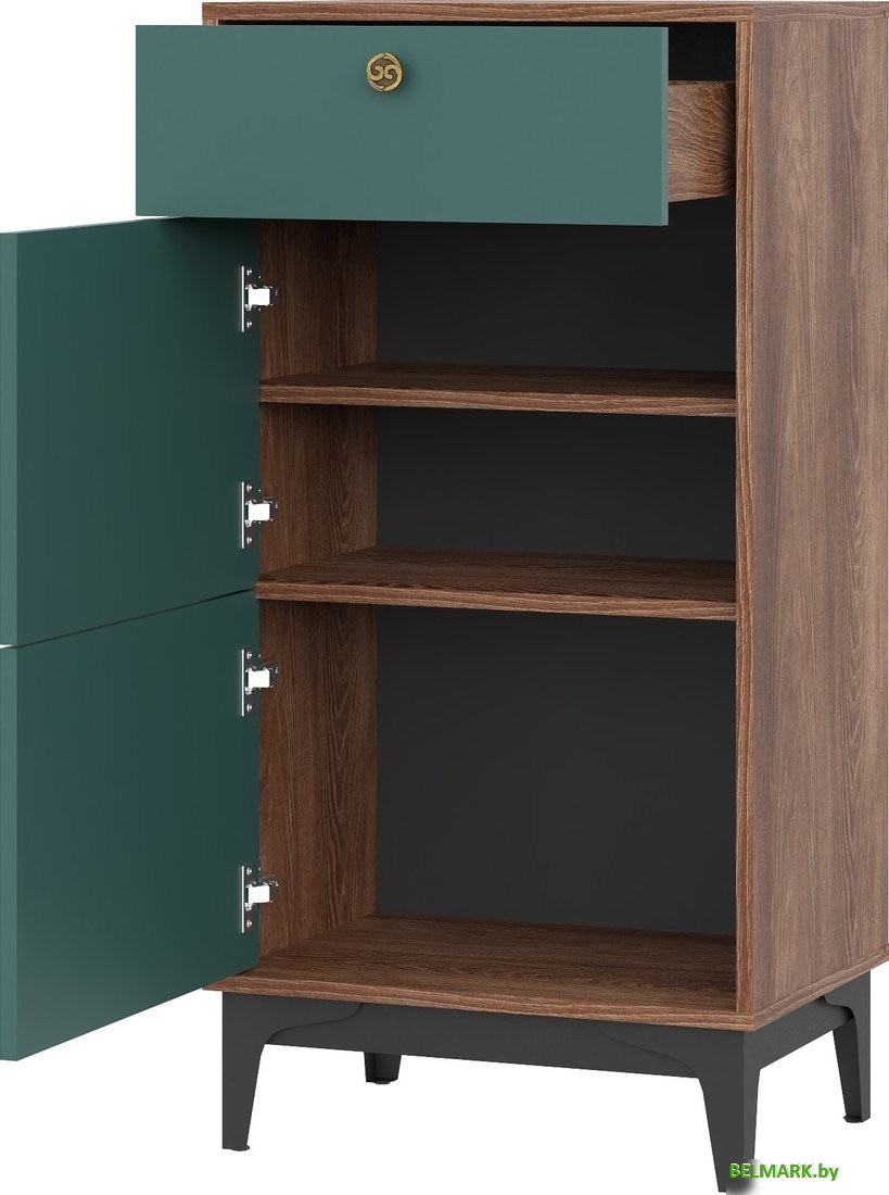 Тумба НК-Мебель Brass KM-4 (изумруд) - фото2