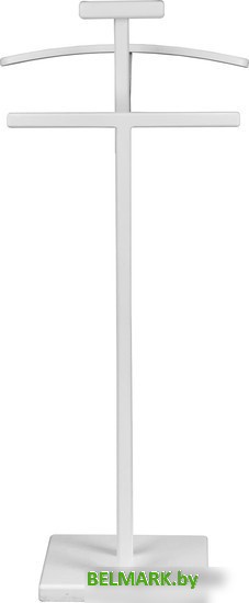 Стойка для одежды Мебелик Костюмная галант 340 (металлик/белый) - фото2