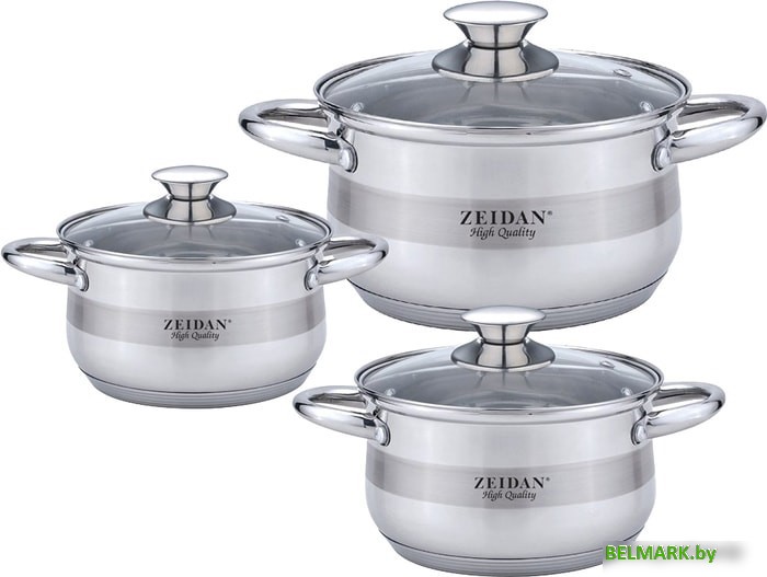Набор кастрюль ZEIDAN Z-50632 - фото