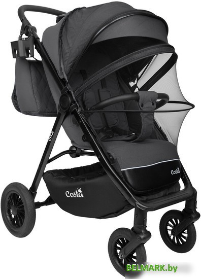 Коляска прогулочная «книга» Costa Vita VT-6 (графит) - фото2