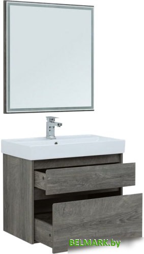 Мебель для ванных комнат Aquanet Комплект Nova Lite 75 00242904 (дуб рошелье) - фото2